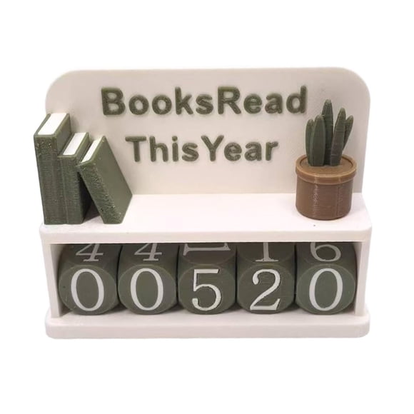 Books Read Sign Printed Books Read Tracker