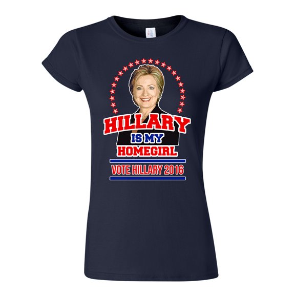 Junior Hillary Is My Homegirl Vote For President 2016 Election DT T-Shirt Tee