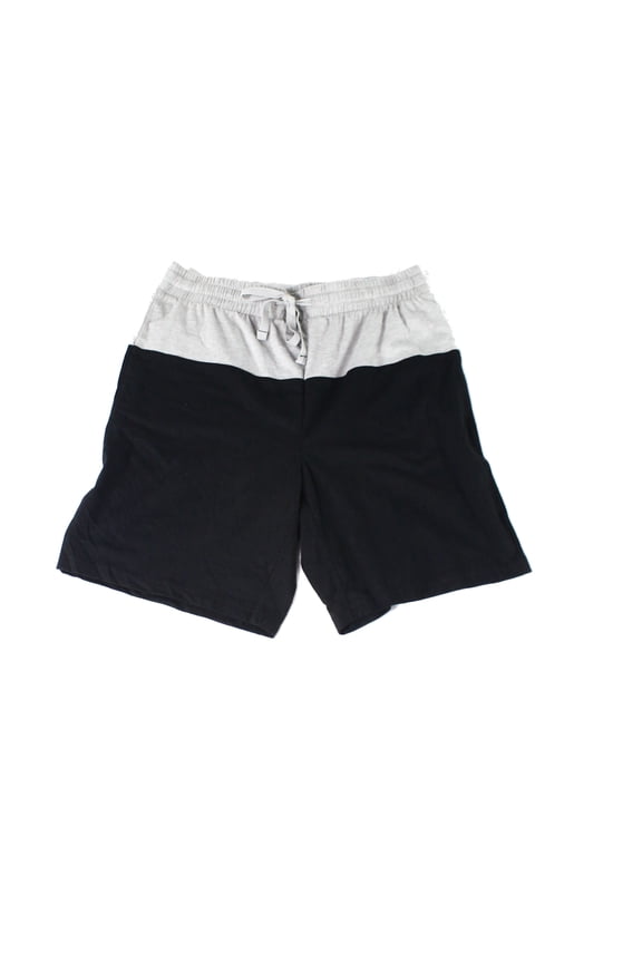 NEW Black Mens Size Medium M Drawstring Colorblock Shorts