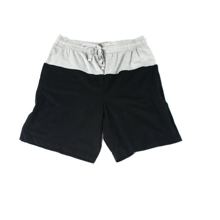 Nautica NEW Black Mens Size Medium M Drawstring Colorblock Shorts