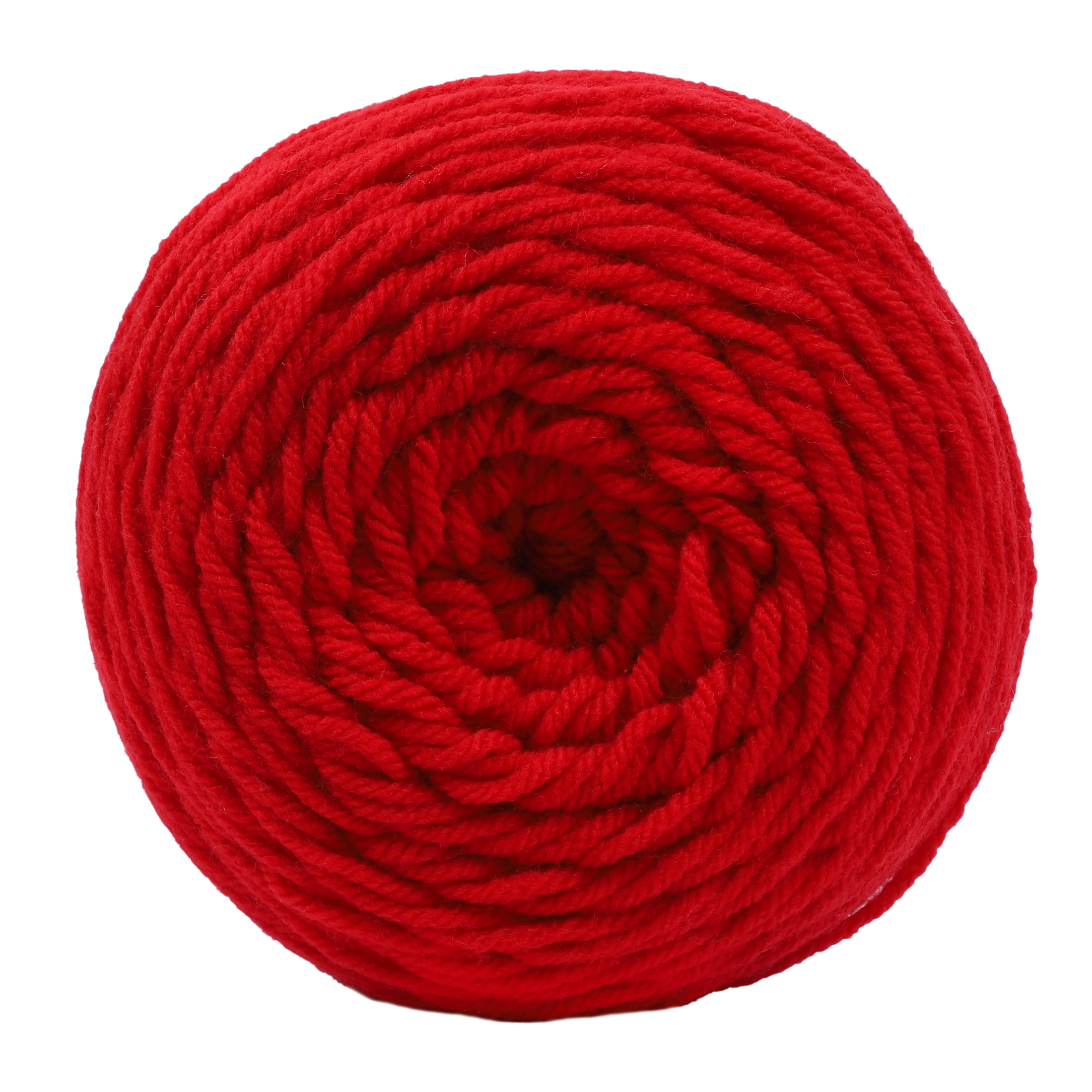 (2 pack) Mainstays Acrylic Yarn, Red, Medium 4, 7 oz, 397 Yards
