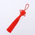 thumbnail image 3 of ColoMX 20 piezas DIY nudo chino borla colgante tradicional borla colgante para llavero ropa marcapáginas decoración (rojo), 3 of 7