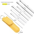 thumbnail image 4 of 2 uds kit profesional de eliminación de cera de los oídos, herramientas de eliminación de cera de los oídos, limpiador de oídos en espiral reutilizable, limpiador de curetas de oídos, 4 of 5