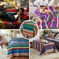 thumbnail image 4 of Camino de mesa con sarape para decoración de fiestas con temática mexicana para el Cinco de Mayo, 4 of 5