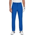 thumbnail image 5 of Quick Dry Straight Leg Trousers for Men Golf Dress Pants Slim Fit Casual Work Bottoms Blue S, 5 of 8