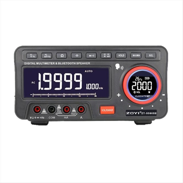-5566SEAPP Serie Bluetooth Multímetro Digital Inteligente de Alta Precisión, con Curva Anti-Quemaduras, Monitoreo de Datos y Voz.