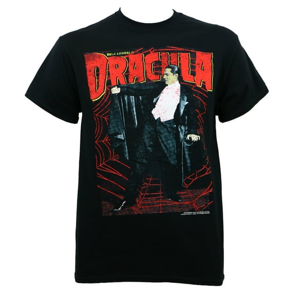 Universal Monsters Mens Dracula Web T-Shirt L