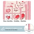 thumbnail image 2 of Valentine's Day Polyester Non-Slip Machine Washable Bath Rug Outdoor Carpet Bath Rugs, 2 of 6