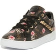 thumbnail image 6 of Guess Roxo Women's Lace Up Synthetic Trainers In Floral Size 8.5, 6 of 6