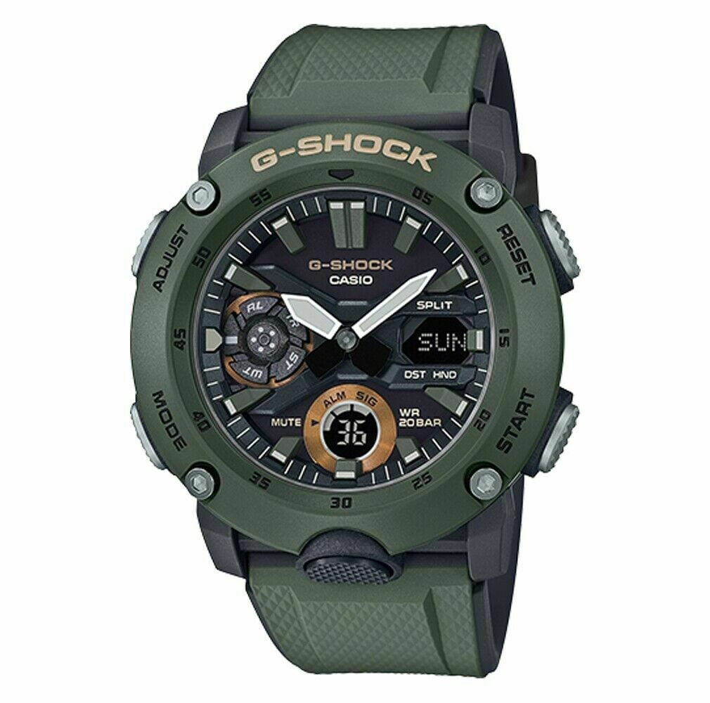 Casio G-Shock Carbon Core Guard Analog Digital Watch GA2000-3A / GA