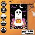 thumbnail image 2 of Cute Ghost Double-Sided Garden Flag 12x18 Fall Yard Decor Outdoor Garden Welcome Flag for Lawn Farm and Patio Banner, 2 of 6