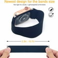 thumbnail image 4 of Scrunchie Strap For Apple watch band 45mm/41mm 40mm 44mm 38mm 42mm Elastic Solo Loop women man watchband bracelet for iwatch series 5 4 3 se 6 7 - NEW 1, 4 of 7