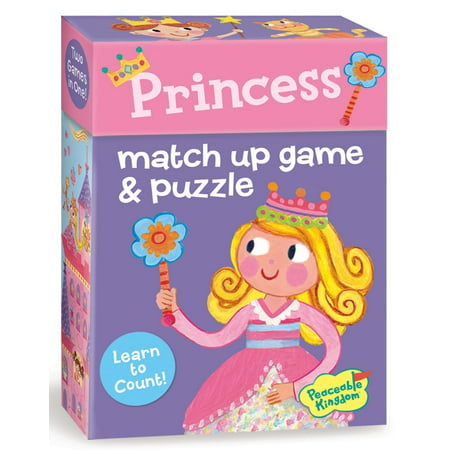 Princess 24 Card Number Match Up Memory Game and Floor Puzzle for Kids, Have fun with your princess friends while playing three ways with one.., By Peaceable (Games To Play With Your Best Friend)