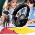 thumbnail image 2 of Auriculares para juegos de 3,5 mm Control de línea Auriculares con cable Auriculares de música con micrófono, 2 of 9