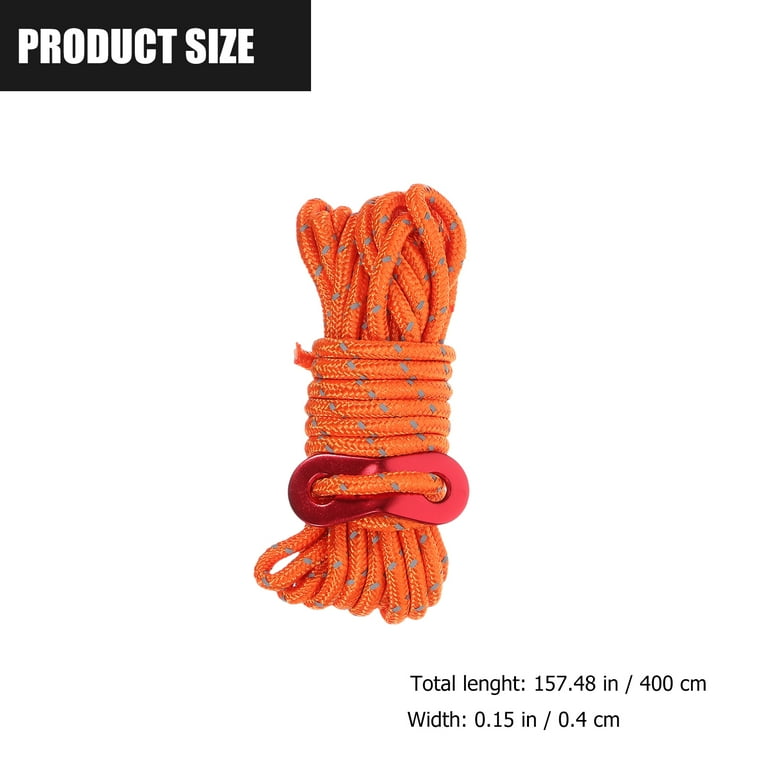 Tent Rope 4 Sets Camping Cords Supplies Ropes Tents Safrisor