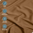 thumbnail image 3 of Bare Home Luxury 1800 Collection Fitted Sheet, Ultra-Soft, Deep Pocket, Twin, Caramel, 3 of 8