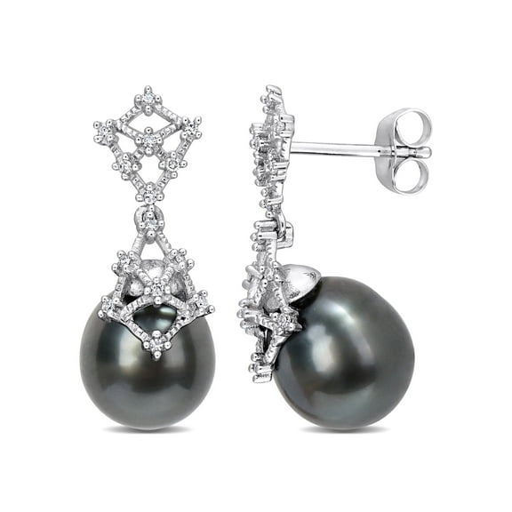 Everly Women's Cultured Pearl 14k White Gold Earrings
