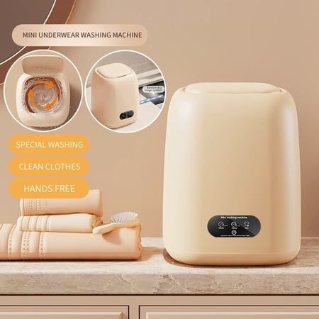 TOPCHANCES 9L Portable Mini Washing Machine for Underwear Socks, Small Laundry Machine for Apartment, Dorm, Hotel, Travel & Camping