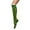 Green with Gold Yellow, variant on Women and Girls Irish Green with Gold Yellow Color Polka Dots Knee High Uniform Skirts Costume Cosplay Party Event Tube Socks