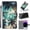 Coconut Tree, variant on Compatible with iPhone 16 Wallet Case with Card Holder, Flip Pattern Painted PU Leather Kickstand Wrist Strap Shockproof Phone Case for iPhone 16, Night Road + Moon