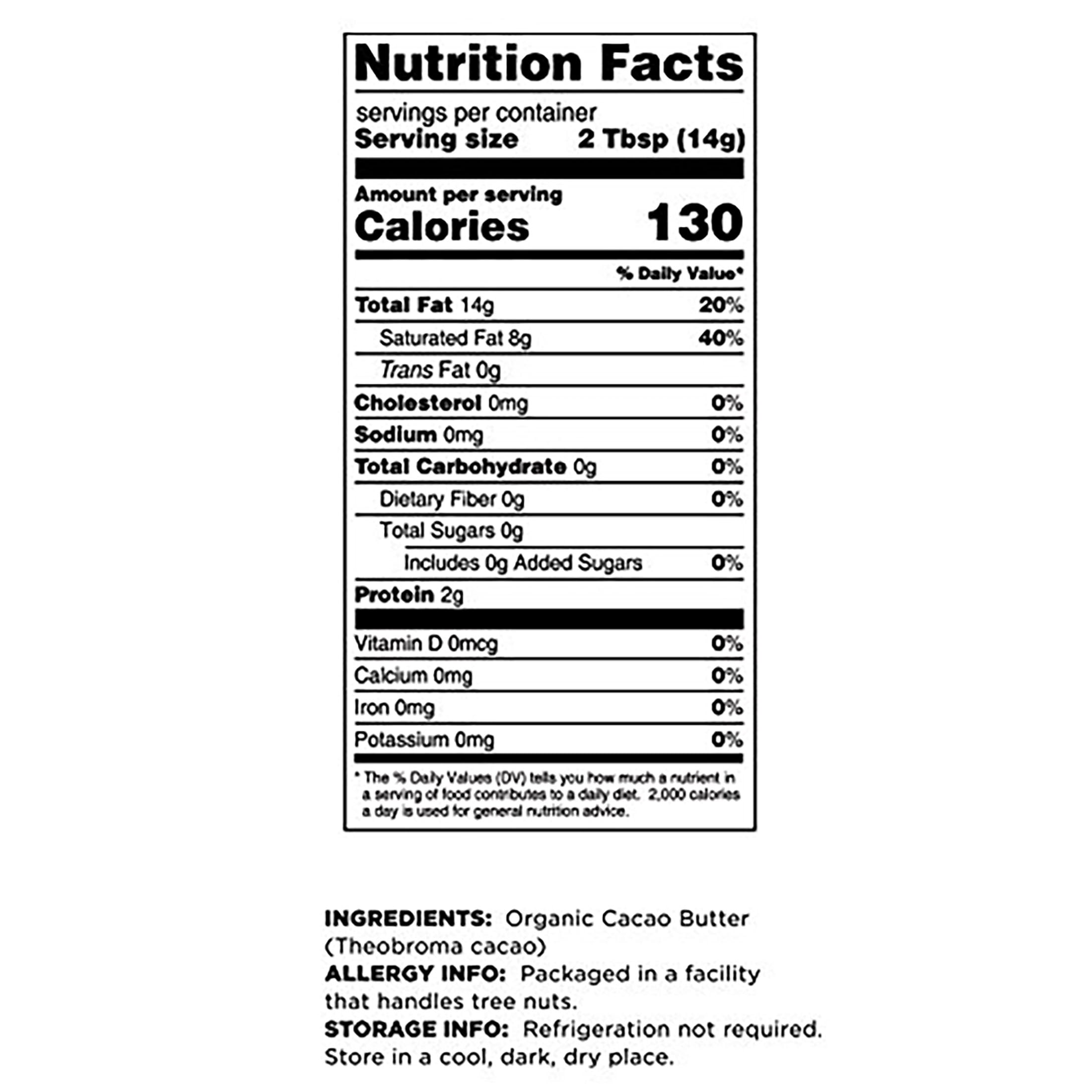 Terrasoul Superfoods Organic Cacao Butter, 1.5 Lbs - Raw | Keto | Vegan | Unrefined