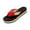 Black, variant on Rainbow Stripe Platform Sandals, Platform Flip Flops Wedge Sandals 2026 Dressy Casual Summer Shoes Flower Thong Sandals Flatform Slides Outdoor Wide Width Slip On Beach Vacation Slipper, White 6