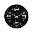 thumbnail image 2 of Reloj de pared Billuyoard 12 pulgadas decorativo moderno silencioso negro, 2 of 6
