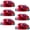 Multicolored 4, variant on PhooArto 6 Pcs Cup Drawer Pulls, Sea Dolphins Jumping Shell Shape Handles Cabinet Knobs for Dresser Cupboard Closet Wardrobe with Screws