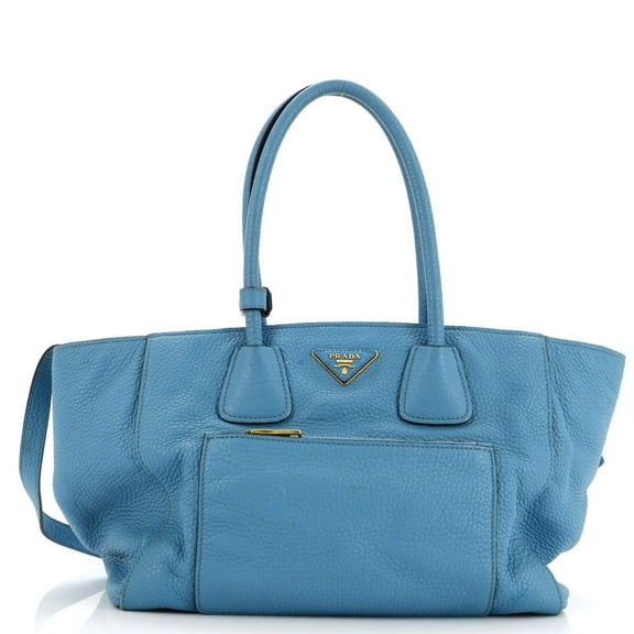 Pre-Owned Front Pocket Wing Convertible Tote Vitello Daino By Rebag
