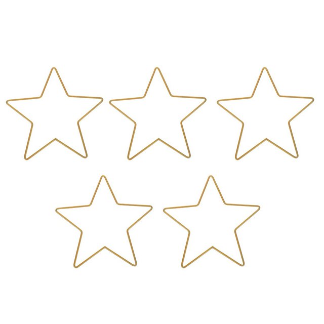 Dream Catcher Ring Metal Rings for Diy Crafts Set of 5 Heart/moon/pentagon/round Shapes Perfect for Dream Catcher Accessories Christmas Crafts Wedding