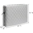 thumbnail image 2 of Indoor Air Conditioner Cover Window AC Unit Cover with Drawstring Double Insulation for Inside(21"x15"x3.5"), 2 of 8