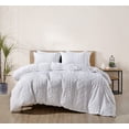 thumbnail image 2 of Bibb Home 2000 Count Tufted Duvet Cover (3-Piece), 2 of 5