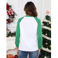 thumbnail image 4 of Merry Christmas Sweatshirts For Women Gnomes Funny Sweatshirt Cute Long Sleeve Xmas Holiday Tree Graphic Pullover Top, Green 2 - 2XL, 4 of 8