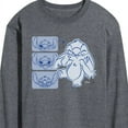 thumbnail image 3 of Disney - Lilo & Stitch - Sketched Faces of Stitch - Men's Long Sleeve T-Shirt, 3 of 5