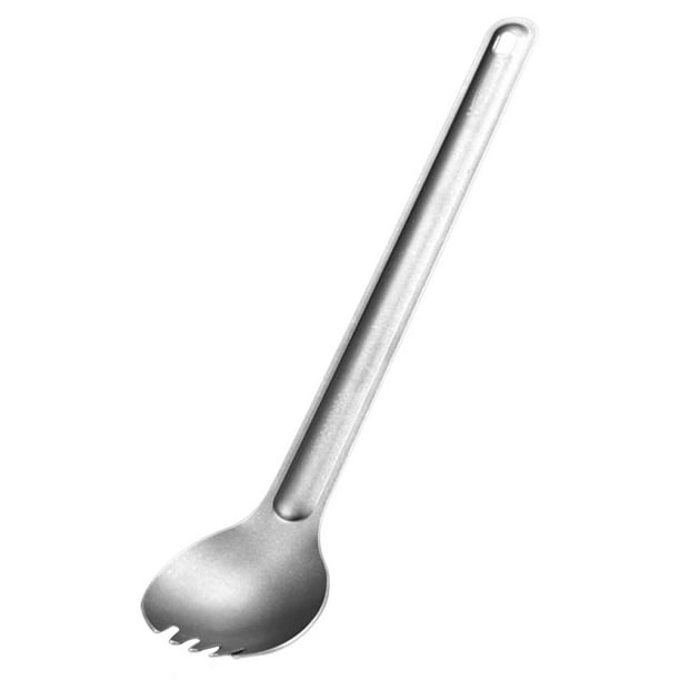 Billuyoard Cuchara de mango largo, portátil, para acampar, pescar, mochilero, escalada, vajilla para interiores y exteriores, utensilios de Cocina y Comedor Tipo 2