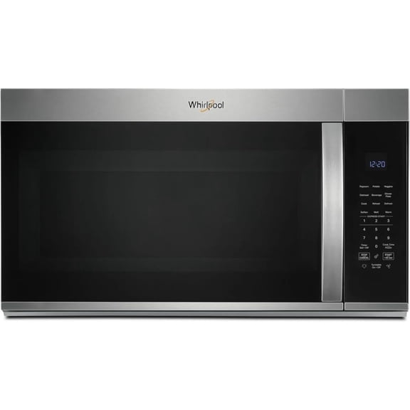 Whirlpool WMMS3330RZ Over-the-Range Microwave Oven with 1,000 Watts Stainless Steel