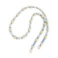 thumbnail image 1 of Cordón para teléfono CUTICAT macramé llavero artesanal Azul y amarillo, 1 of 8