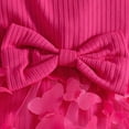 thumbnail image 6 of Baby Onesies Girl Baby Girl Summer Clothes Cute Newborn Girl Outfits Sleeveless Lace Solid Color One Piece Romper + Headband 2pcs Set, 6 of 7