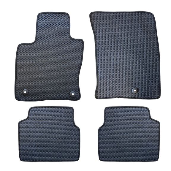 Floor Mats All-Weather for 2020 to 2026 Ford Escape with Safety Locks, Front and Rear, Odorless - ecoMats