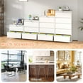 thumbnail image 6 of Metal Mobile File Cabinet, Rolling File Cabinet with Lock for Hanging Legal/Letter/A4 Size,Fully Assembled Except Wheels, 6 of 17