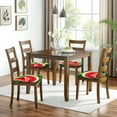 thumbnail image 6 of Summer Watermelon Seat Covers for Dining Room Chairs Set Of 4,Stretch Printed Washable Chair Seat Cover with Elastic Ties and Button,Removable Waterproof Couch Cushion Covers, 6 of 6