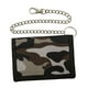 thumbnail image 3 of Cartera para exteriores triple, tarjetero, ligera, plegable, novedosa, para hombre, regalo para papá Gris, 3 of 9