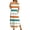 2-Beige, variant on Casual Summer Short Sleeve T-Shirt Maxi Dress Fashion Printed V-Neck Loose Flowy Hem Sundress with Pockets Soft Comfortable Beach Vacation Tunic Dresses 6-Bronze L