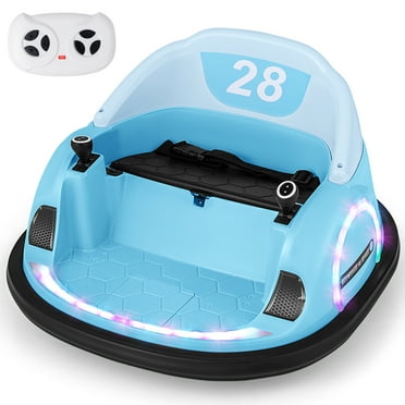 Infans 12V Electric 360° Spin Car Toy Ride on Bumper Car for Toddlers w/ Remote Control