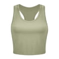 thumbnail image 1 of Débardeurs pour Femmes Chemises d'Été Tendance Imprimé Lever de Soleil Randonnée Sans Manches Tuniques pour Femmes T-Shirt Basique Vert m, 1 of 3
