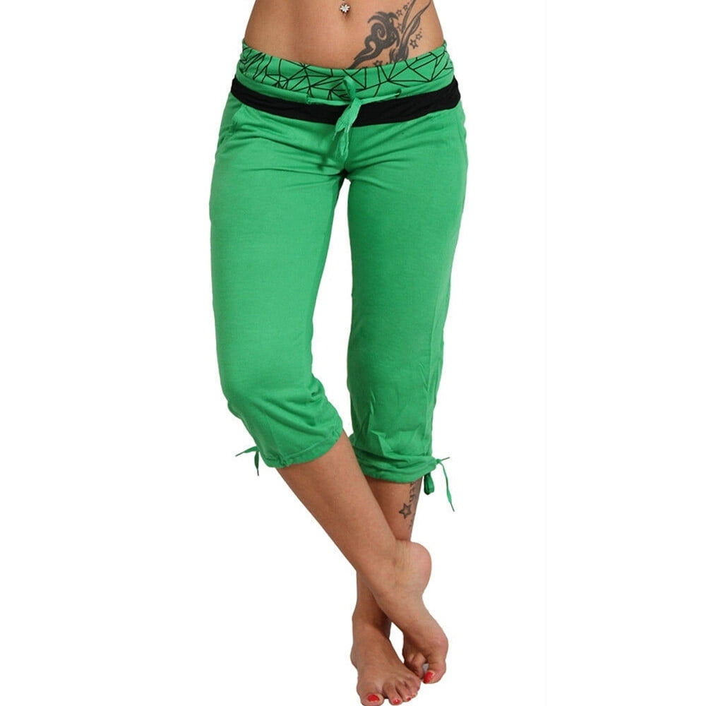 SySea - Low Waist Women'S Knee-Length Capri Casual Pants - Walmart.com ...