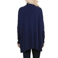 thumbnail image 4 of Doublju Women's Long Sleeve Pocket Open Front Knit Cardigan Sweater with Plus Size, 4 of 4