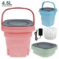 thumbnail image 1 of Portable Washing Machine - Foldable Mini Small Portable Washer Washing Machine With Drain Basket (100V-240V）, 1 of 7