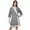 Slate Gray, variant on Moomaya Short Printed Crossover Kimono Robes For Girls Nightwear Dressing Gown