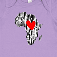 thumbnail image 4 of Inktastic Black History Month Ink Print African Heart Boys or Girls Baby Bodysuit, 4 of 5